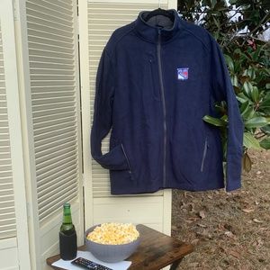 NWT - NHL New York Rangers Fleece Zippered Jacket